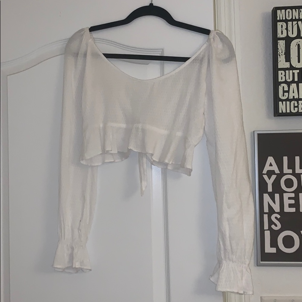 Cotton Candy LA Long Sleeve Crop - Picture 3 of 3